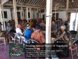 Pertemuan Rutin Gapoktan Kalurahan Ponjong Perkuat Koordinasi dan Sinergi Kelompok Tani